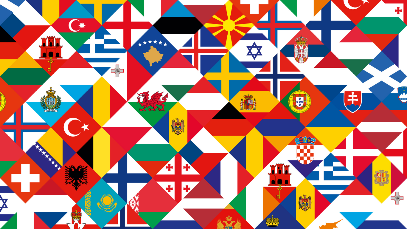 Country flags pattern