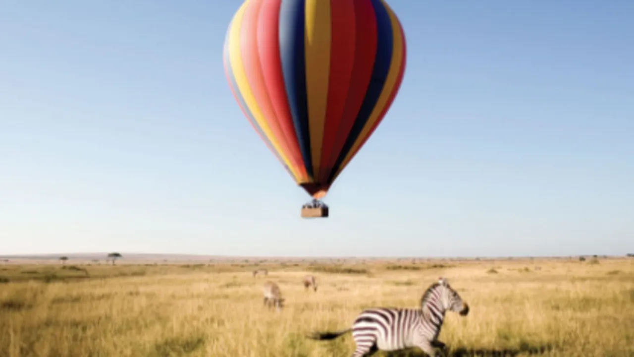 Hot Air Balloon safari in Maasai Mara