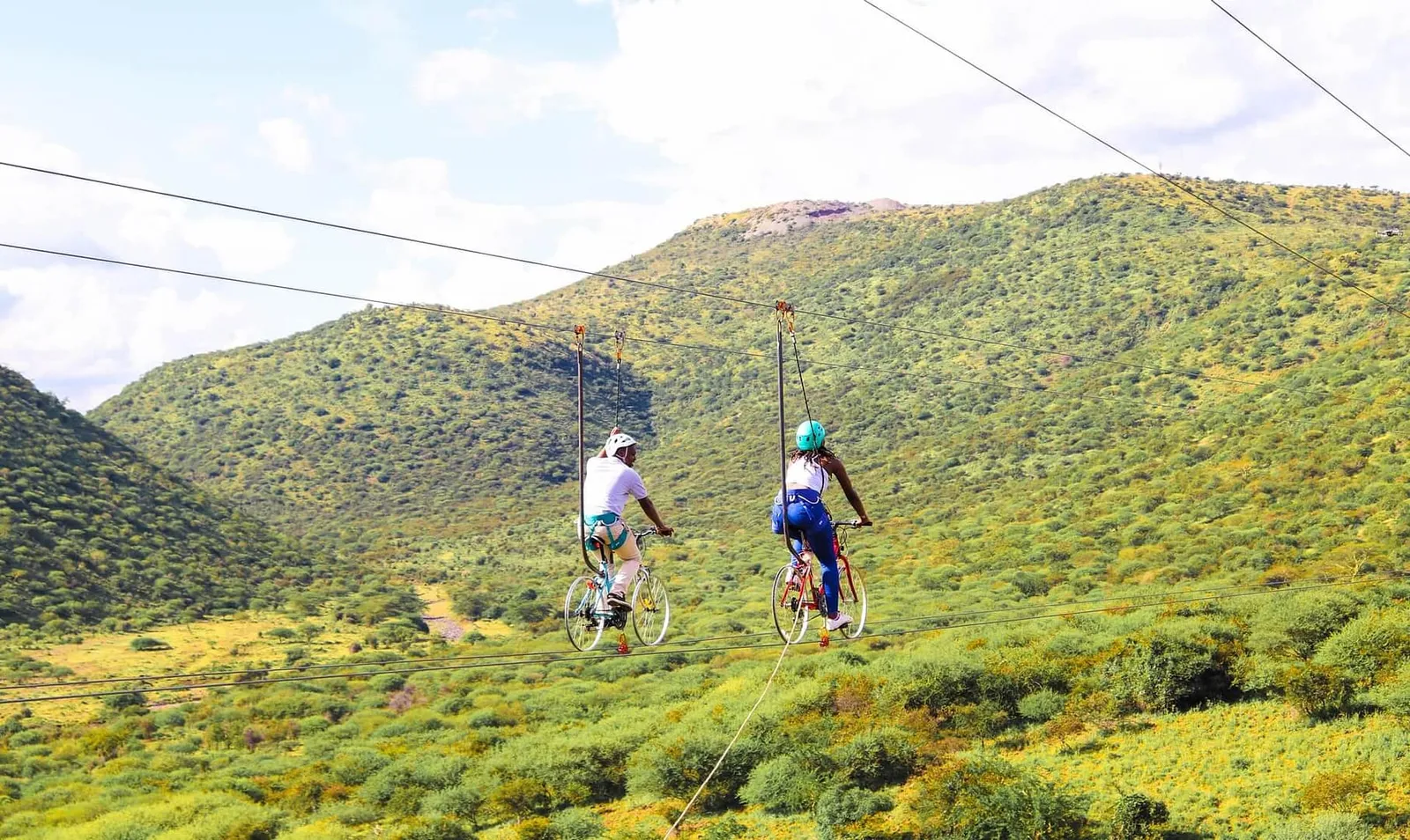 Sky Biking Above Sironka Valley